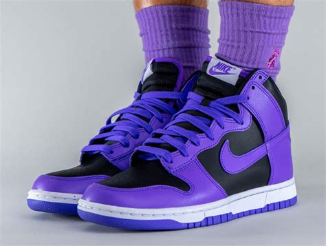 black purple nike dunks|Nike dunk high tops purple.